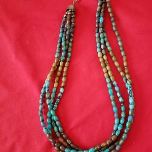 4 strand turquoise necklace